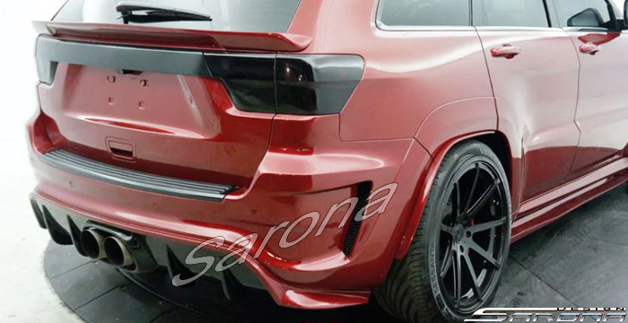 Custom Jeep Grand Cherokee  SUV/SAV/Crossover Rear Bumper (2011 - 2019) - $1090.00 (Part #JP-008-RB)